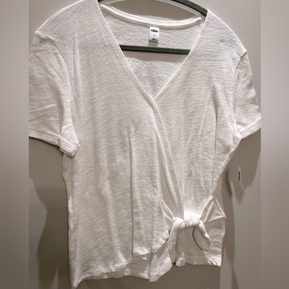 NWT wrap style tshirt top
